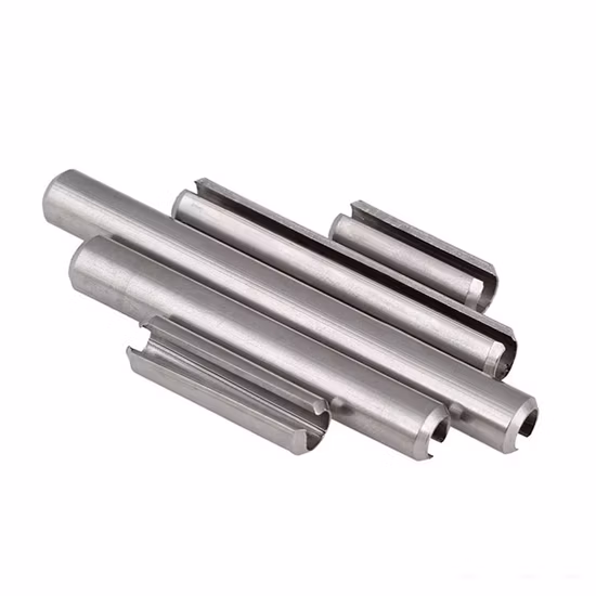 Spina di riferimento parallela dritta con scanalatura su un'estremità