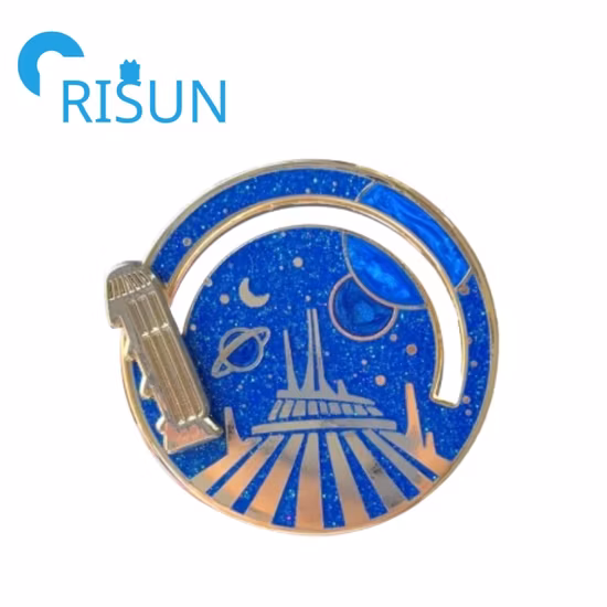 Produttori di spille smaltate rotanti all'ingrosso Produttori di spille metalliche con smalto duro personalizzato con smalto morbido