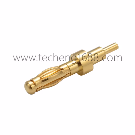 Pin Pogo con contatto placcato in oro caricato a molla ad alta corrente per PCB
