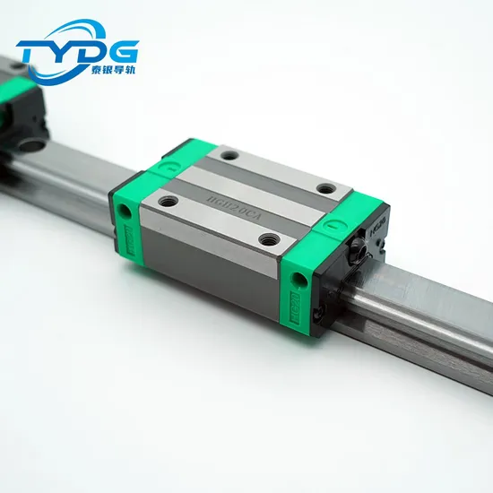 Guida lineare con guide lineari CNC a ricircolo di sfere Hiwin Guida lineare con blocchi di cuscinetti